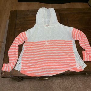 Knitted Hooded Shirt